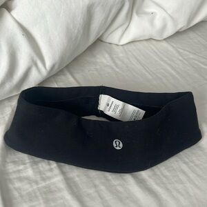 Lululemon Black Fly Away Tamer Headband